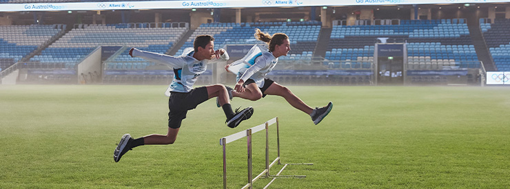 Grassroot champions on the pitch at Allianz Stadium