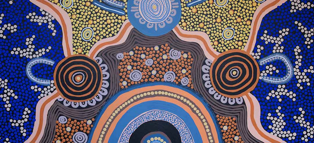 Hayley Pearson's Aboriginal art painting