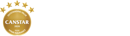 Canstar award logo for Outstanding Value Home Insurance in NSW 2026