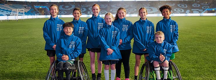Grassroots children at Allianz Stadium