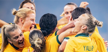 Team cheering 