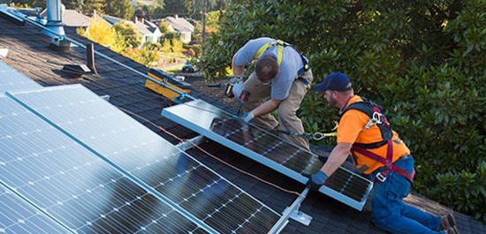 installing solar panels