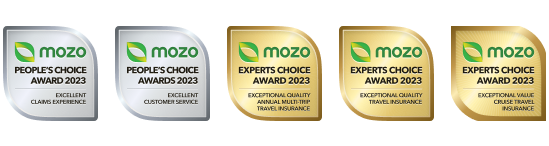 Mozo People's choice and Expert's choice travel awards 2023